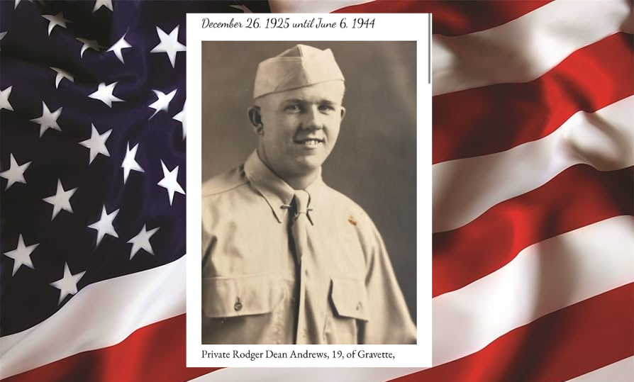 WWII Soldier Private Rodger Dean Andrews Laid to Rest in Gravette After 81 Years