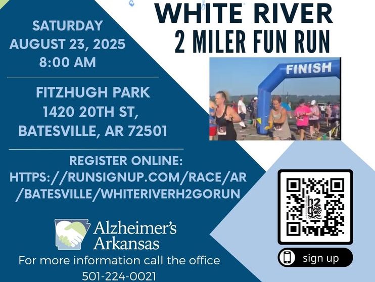 White River H2GoRun to Support Alzheimer’s Arkansas in Batesville