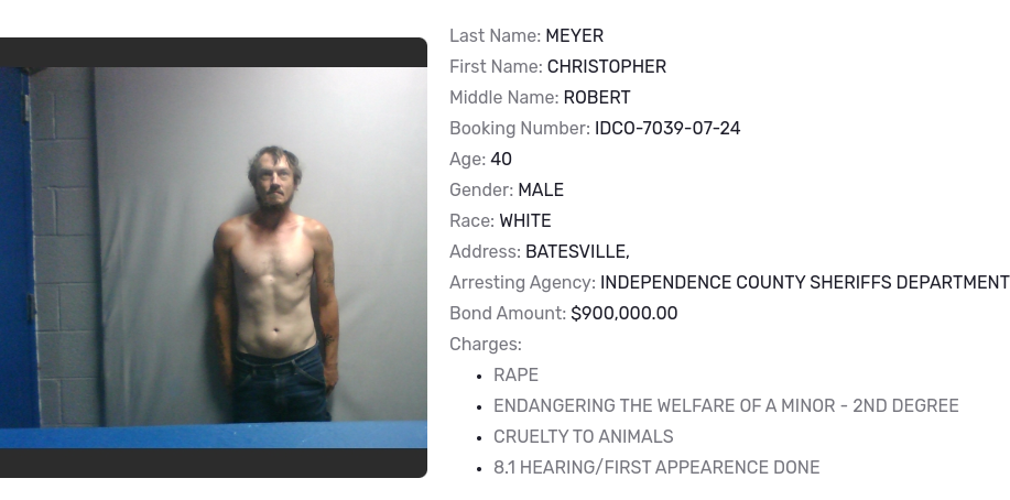 0k Bond Set For Local Man Facing Rape, Endangering Minors Charges