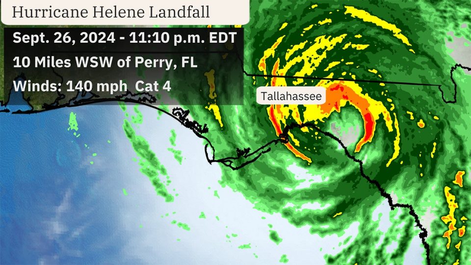 Hurricane Helene Slams Florida as a Category 4 Storm, Bringing Devastation Across the Southeast