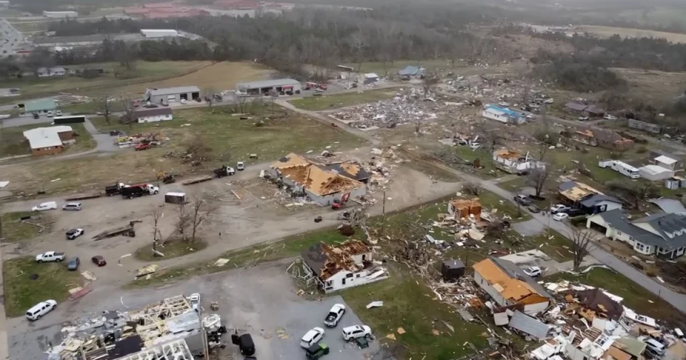 Tornadoes Leave Trail of Destruction Across Arkansas, EF-4 Confirmed in Diaz