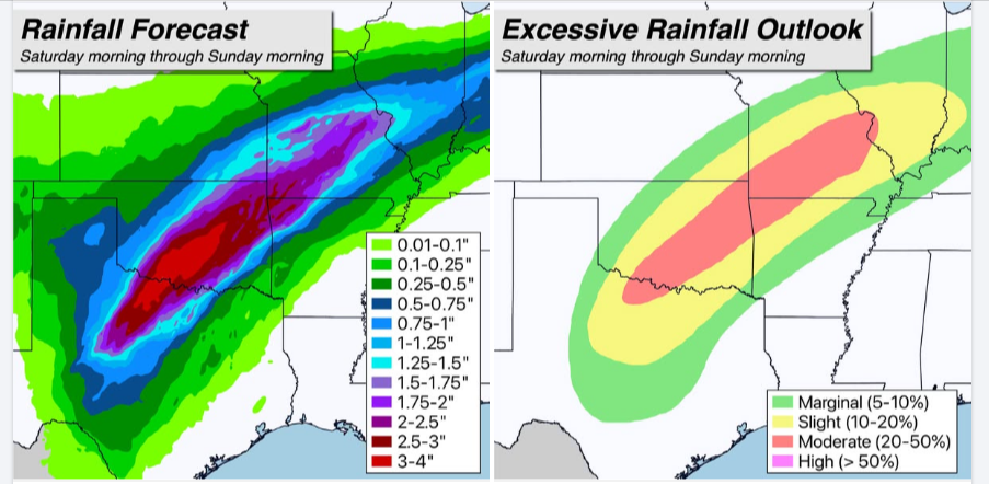 Easter Weekend Brings Severe Storm Threat to Parts of Arkansas