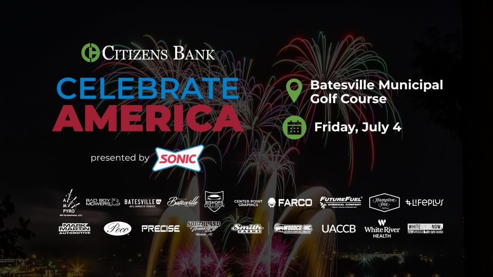 Batesville’s Celebrate America: Fourth of July Fireworks Show Moved To Golf Course