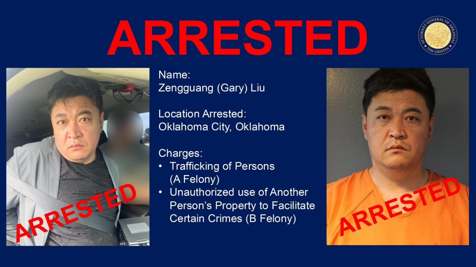 Hot Springs Massage Parlor Raid Results in Human Trafficking Arrest