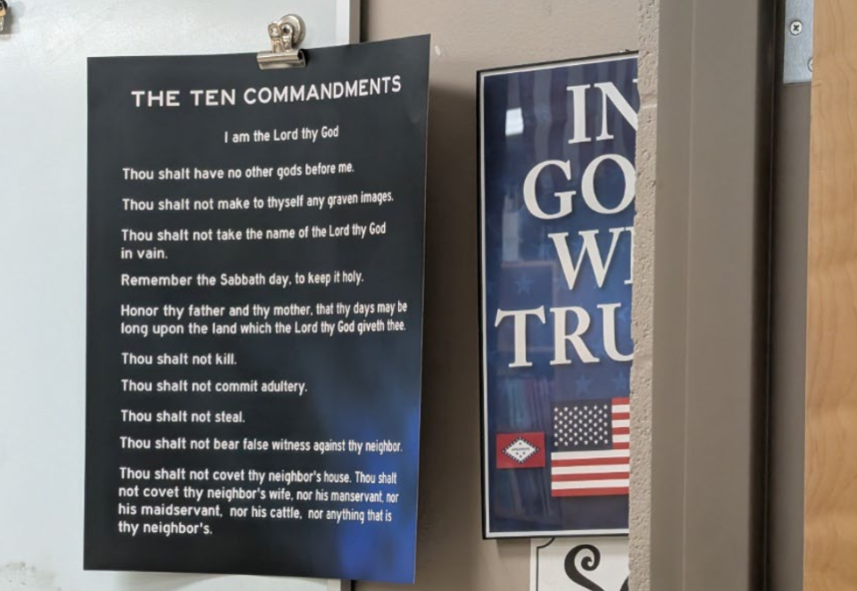 Federal Court Issues Restraining Order Against Ten Commandments Displays in Arkansas Schools