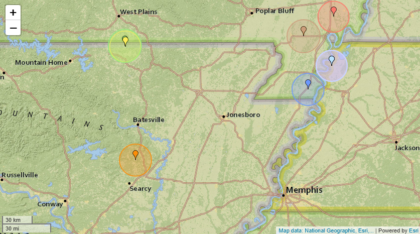 Fourth Minor Quake This Month Jolts Northeast Arkansas Near Pleasant Plains