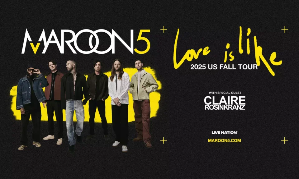 Maroon 5 to Bring ‘Love Is Like’ Tour to Simmons Bank Arena
