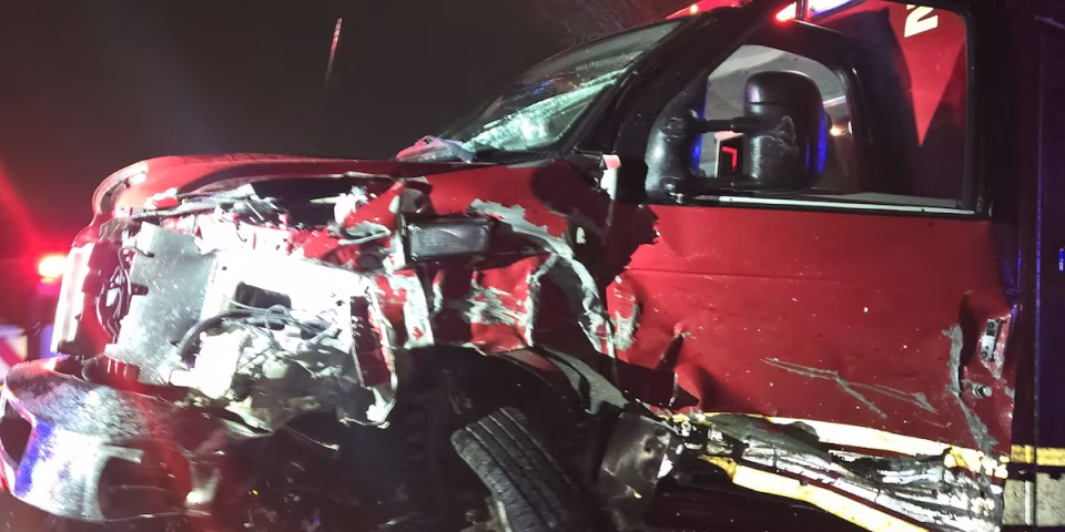 Ambulance Crash in Newport Injures Four During Patient Transport