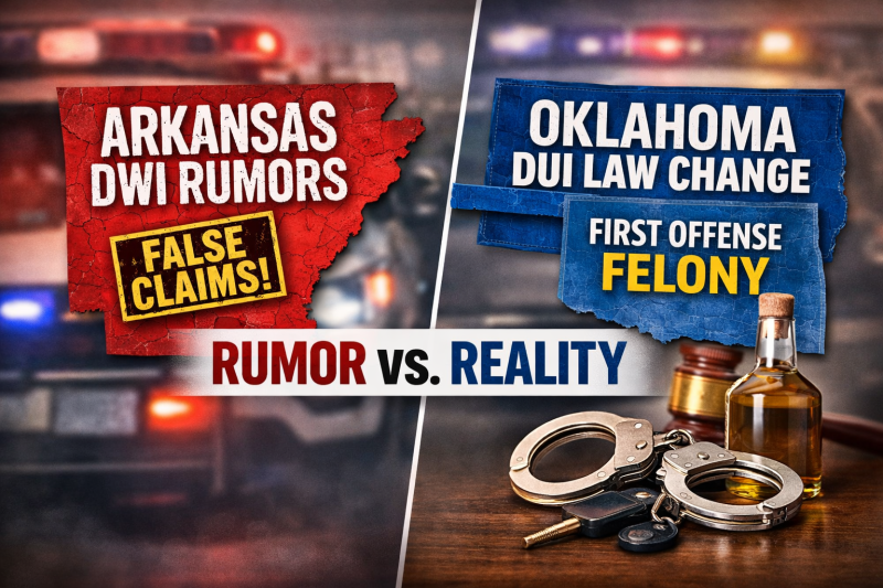 Rumors Claim Arkansas Is Making First DWI a Felony—Here’s the Truth ...