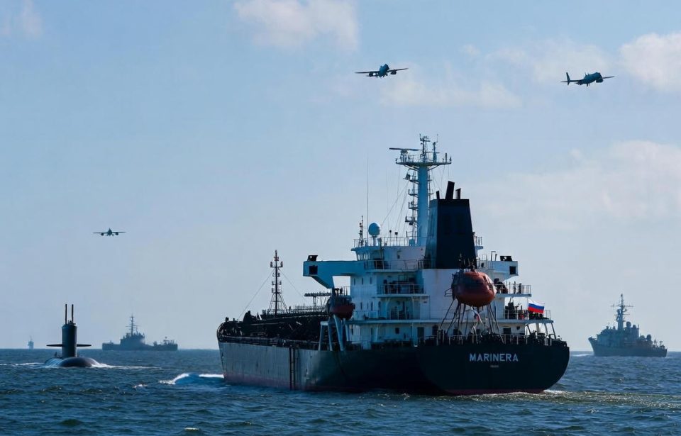 Russia Deploys Navy to Escort Sanctioned Oil Tanker Amid U.S. Pursuit in Atlantic Standoff