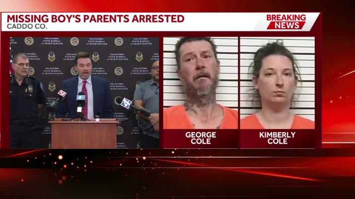 Parents of Missing Chickasha Boy Arrested on Child Abuse and Sexual Abuse Charges; Police Chief Says Child ‘Will Not Be Returning’ to Their Custody