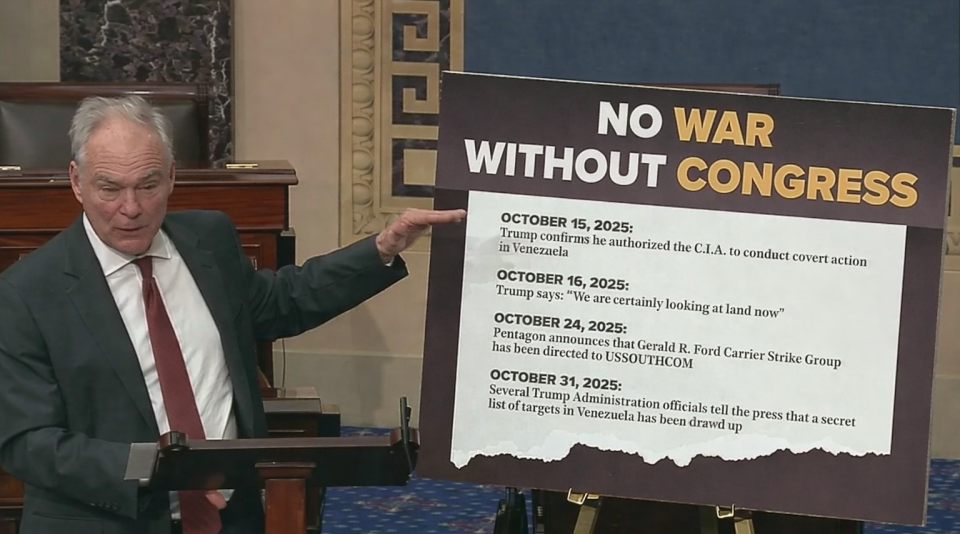 Senate Advances Bipartisan War Powers Resolution to Restrict Trump’s Military Actions in Venezuela