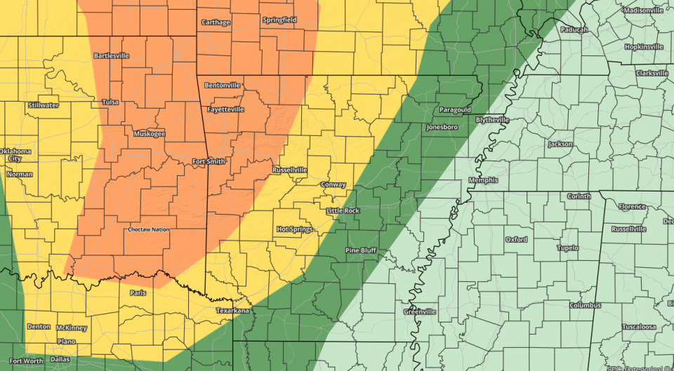 Severe Weather Threat Rises for Friday Evening
