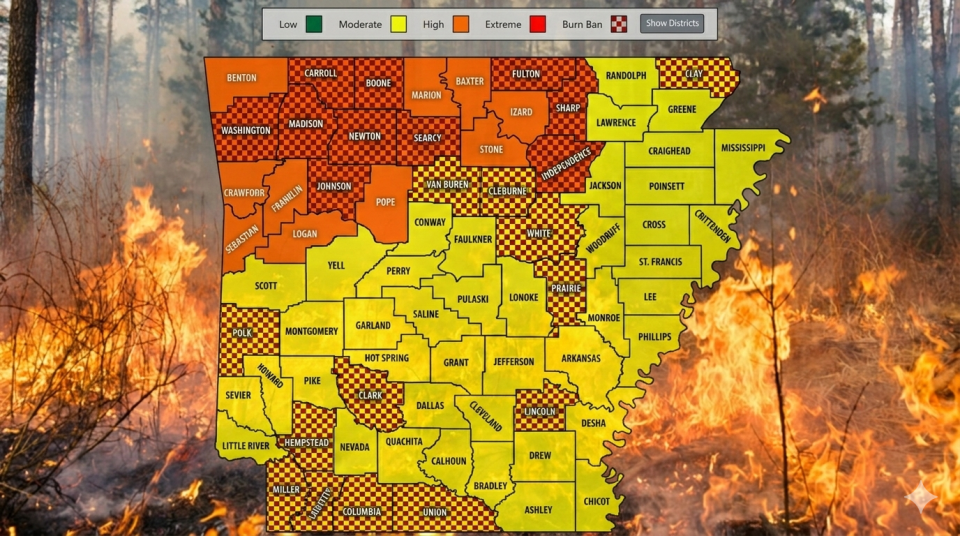 Multiple Fires Strain Cave City and Batesville Fire Departments Amid Ongoing County-Wide Burn Ban