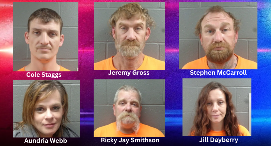 Six Arrested Following Drug Raid at Calico Rock Residence